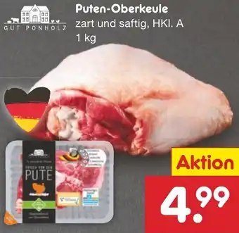 Netto Marken-Discount GUT PONHOLZ Puten-Oberkeule Angebot