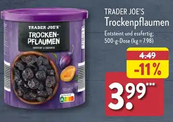 Aldi Nord TRADER JOE'S Trockenpflaumen Angebot