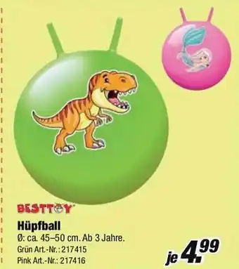 Rofu Kinderland Besttoy Hüpfball Angebot