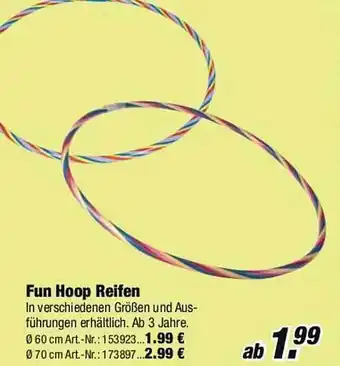 Rofu Kinderland Fun Hoop Reifen Angebot