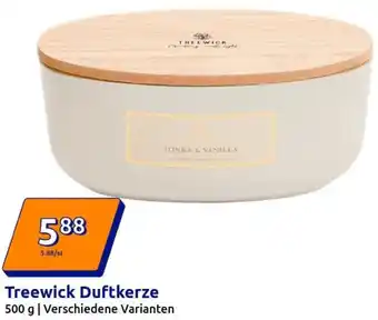 Action Treewick Duftkerze Angebot