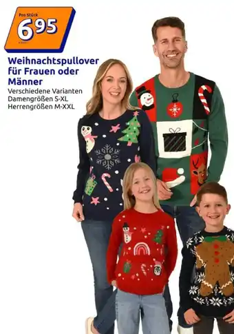 Action Weihnachtspullover für Frauen oder Männer Angebot