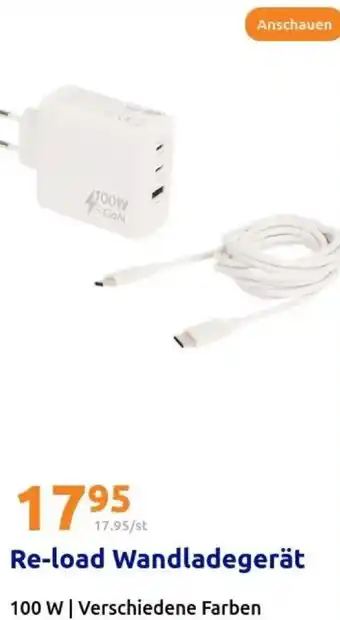 Action Re-load Wandladegerät Angebot