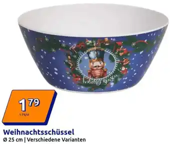 Action Weihnachtsschüssel Angebot