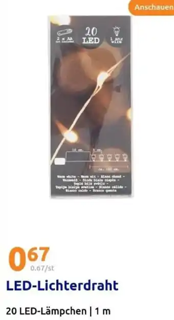 Action LED-Lichterdraht Angebot