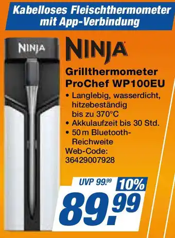 Expert NINJA Grillthermometer ProChef WP100EU Angebot