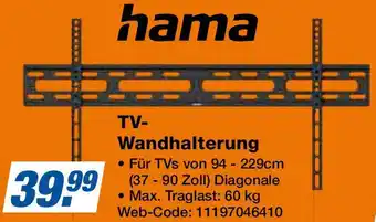 Expert hama TV Wandhalterung Angebot