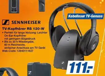 Expert SENNHEISER TV-Kopfhörer RS 120-W Angebot