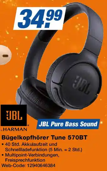 Expert JBL Bügelkopfhörer Tune 570BT Angebot