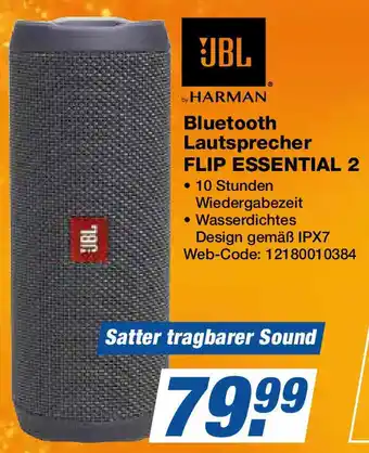 Expert JBL Bluetooth Lautsprecher FLIP ESSENTIAL 2 Angebot