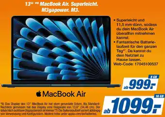 Expert Apple MacBook Air Angebot