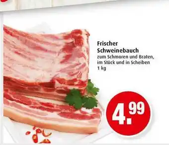 Markant Frischer Schweinebauch Angebot