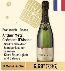 METRO Arthur Metz Crémant D'Alsace Angebot