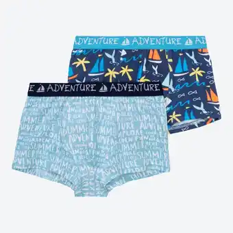 NKD Kinder-Jungen-Retroshorts mit Kontrastbund, 2er-Pack Angebot