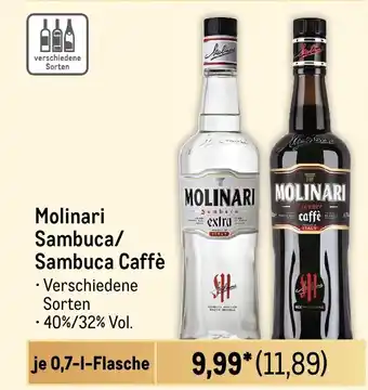 METRO Molinari Sambuca/ Sambuca Caffè Angebot