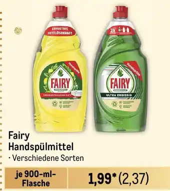 METRO Fairy Handspülmittel Angebot