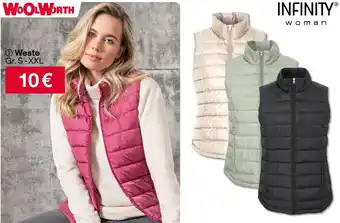 Woolworth INFINITY Woman Weste Angebot