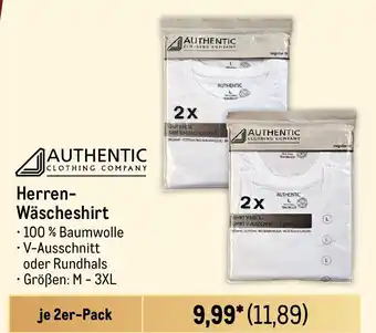 METRO AUTHENTIC CLOTHING COMPANY Herren- Wäscheshirt Angebot