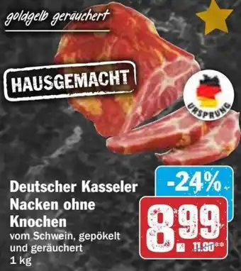 Hit Deutscher Kasseler Nacken ohne Knochen Angebot