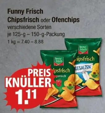 V Markt Funny frisch chipsfrisch oder ofenchips Angebot