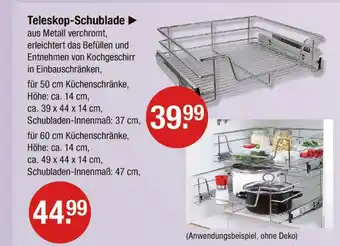 V Markt Teleskop-schublade Angebot