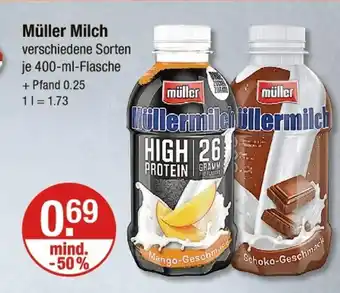 V Markt Müller milch Angebot