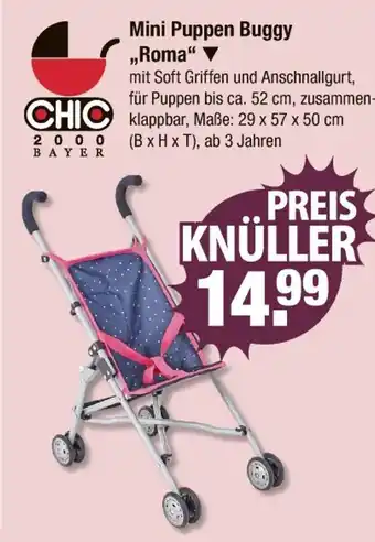 V Markt Chic 2000 bayer mini puppen buggy roma Angebot