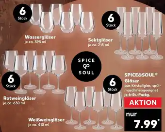 Kaufland SPICE&SOUL Gläser Angebot