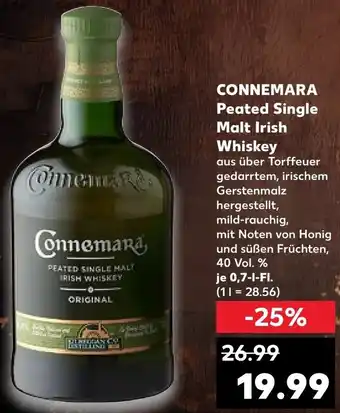 Kaufland CONNEMARA Peated Single Malt Irish Whiskey Angebot