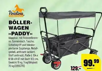 Leitermann Baumarkt Pinolino Böllerwagen „Paddy” Angebot