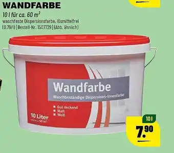 Leitermann Baumarkt Wandfarbe Angebot