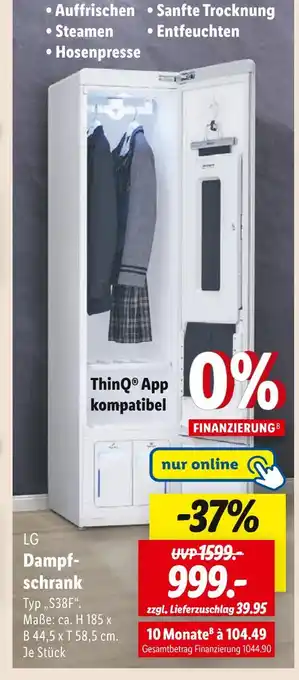 Lidl Lg dampfschrank Angebot