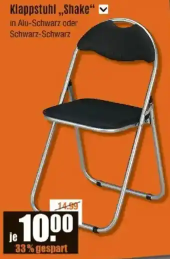 V Baumarkt Klappstuhl ,,Shake" Angebot