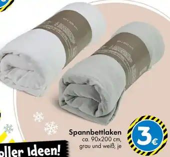 TEDi Spannbettlaken Angebot