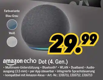 MEDIMAX Amazon Echo Dot (4. Gen) Angebot