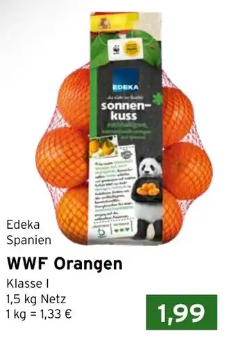 CAP Markt WWF Orangen 1,5kg Angebot