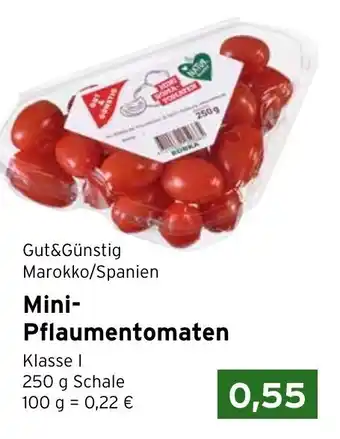 CAP Markt Mini Pflaumentomaten 250g Angebot