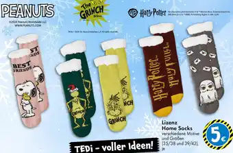 TEDi Lizenz Home Socks Angebot