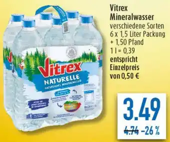 diska Vitrex Mineralwasser Angebot