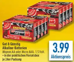 diska Gut & Günstig Alkaline-Batterien Angebot