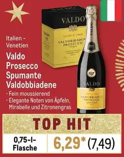 METRO Valdo Prosecco Spumante Valdobbiadene Angebot