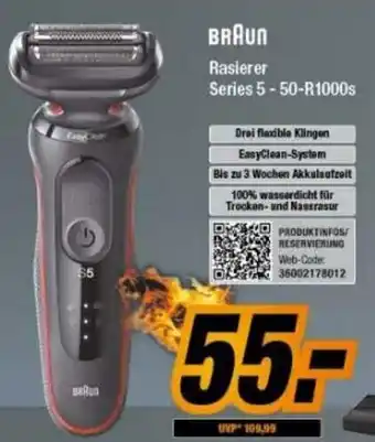 Expert Bening Braun Rasierer Series 5-50-R1000s Angebot