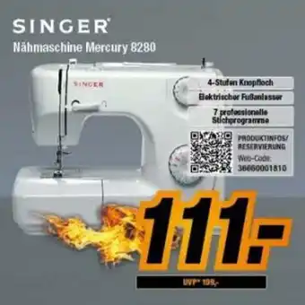 Expert Bening Singer Nähmaschine Mercury 8280 Angebot