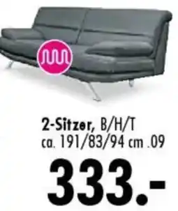 Möbel Boss Garnitur Bruno, 2-Sitzer Angebot