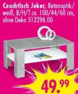 Möbel Boss Couchtisch Joker Angebot