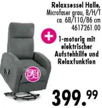 Möbel Boss Relaxsessel Halle Angebot