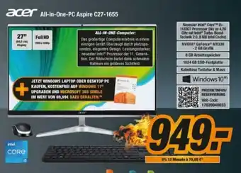 Expert Bening Acer All in One PC Aspire C27-1655 Angebot