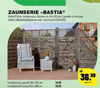 Leitermann Baumarkt Zaunserie „Bastia” Angebot