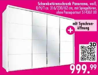 Möbel Boss Schwebetürenschrank Panorama Angebot