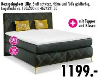 Möbel Boss Boxspringbett Lilly Angebot